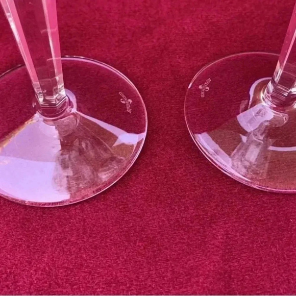 Waterford Crystal Millennium HAPPINESS Toasting Champagne Set of 2 Flutes - Picture 2 of 8